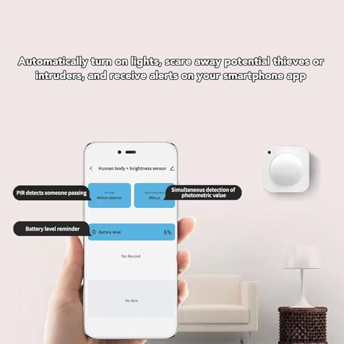 Sonew Sensor de Presencia Humana, Sensor de Movimiento Inteligente, Detector de Movimiento WiFi PIR, Sensor de Movimiento de Luz Infrarroja Inalámbrico, Detección de Presencia - imagen 5