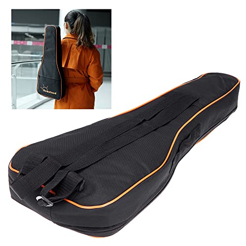 SHUIYUE 600D wasserdicht 23" 24" Ukelele Ukulele Gig Bag Nylon Backpack Verstellbare Schulterträger Tasche 5mm Baumwolle für Konzert Ukelele gepolstert,Gepolsterte Tasche für Ukulele Ukulele Gig Bag U Cover
