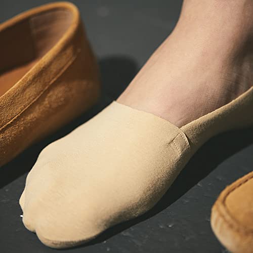 Image of Cloud No Show Socks Non Slip Loafer Sneaker Flats Boat Shoe Invisible Low Cut Liner Cotton Socks For Men and Women