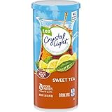 Crystal Light Sweet Tea Drink Mix, 12-Quart 1.56-Ounce Canister (Pack Of 10)