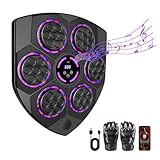 Upgrade Music Boxing Machine with Boxing Gloves, Smart Bluetooth Boxing Trainer, Boxing Wall Mount Machine for Adults Kids, Electronic Boxing Target Fitness for Home, Office, Gym.