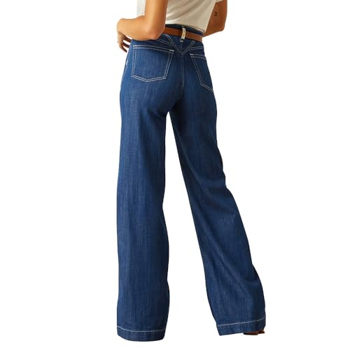 ARIAT Womens Westie Yoke Wide Leg Jean2