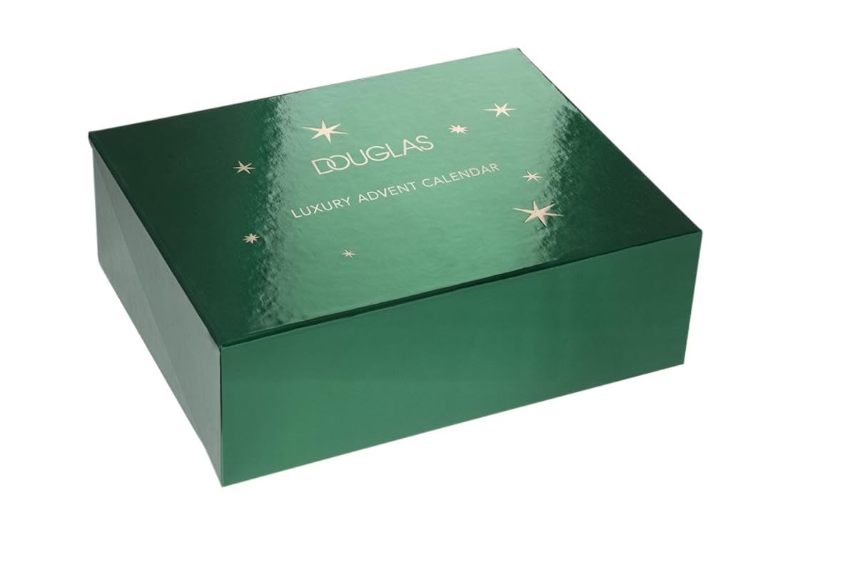 Douglas Luxury Adventskalender 2025, Beauty Set mit Pflege, Make-up und Duft, Grün, 24 Türchen, 300€ Warenwert