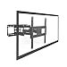 Produktbild Savonga TV Wandhalter Fernseh Wandhalterung 2F117 schwenkbar neigbar Monitor Halter für LED LCD 32-55 Zoll wie Samsung Telefunken Hisense VESA 100x100-400x400 hält max 50kg robuste Design doppelarm