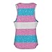 Transgender Glitter Flag Funny Women's Sports Tank Tops Workout Athletic Running Sleeveless Shirts M