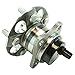 TRQ Rear Wheel Bearing and Hub Assembly Compatible with 2010-2015 Toyota Prius 2012-2015 Toyota Prius Plug-in