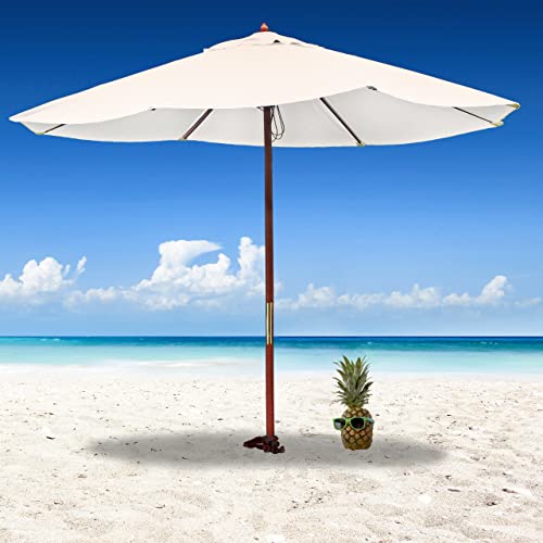 Relaxdays Bodenhülse, für Sonnenschirm & Wäschespinne, zum Eindrehen, 19-32 mm Stangendicke, Camping, Bodendübel, braun – Bild 2