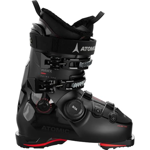 Atomic HAWX Prime 100 BOA GW Men's Alpine Ski Boots, Black/Red, M28/28.5 MY25