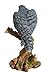 5.25 Inch Peregrine Falcon on Branch Decorative Figurine, Gray and Tan