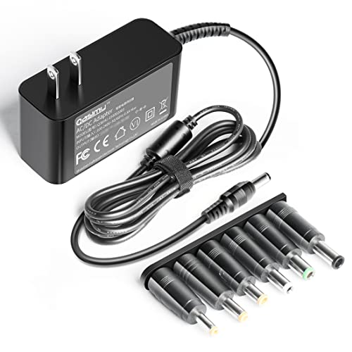 CASIMY 15V 2A Universal AC DC Adapter Charger for LCD Monitor Router Humidifier Theragun Massager Gun Dewalt DXAEPS14 Fluke DTX-1800 808 Audio CANZ XL Mini Bluetooth Speaker Power Supply