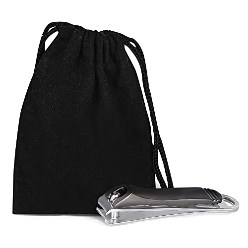 Image of DOCOSS Stainless Steel Nail Cutter Kit For Men and Women Nail Clippers set -Pack Of 2 (Black)