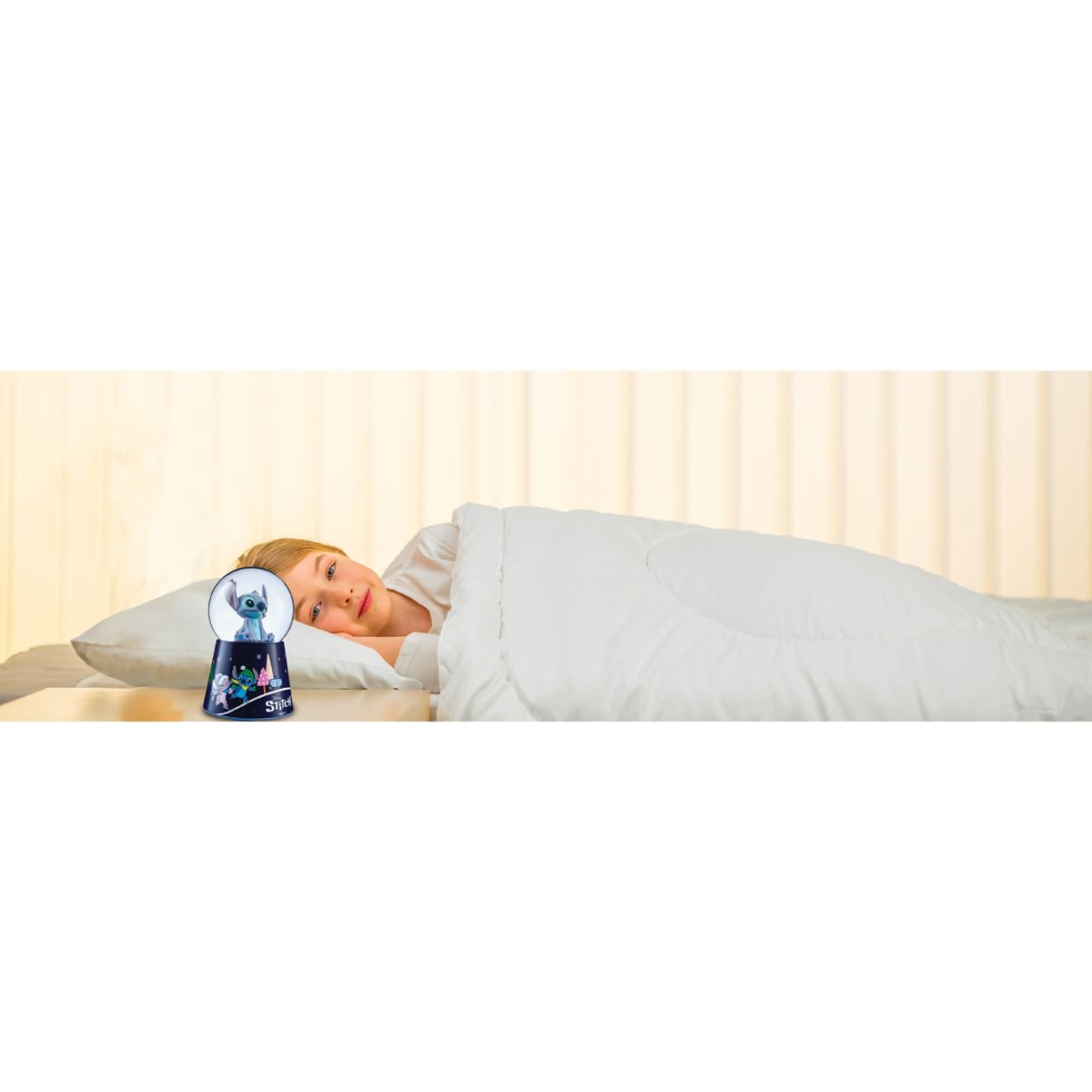 Lexibook, Stitch Enceinte Bluetooth Boule à Neige, SBS10D