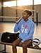 Tstars Volleyball Hoodie for Teen Girls and Women - Athletic Sports Pullover Gift for Players Coaches & Fans Small California Blue