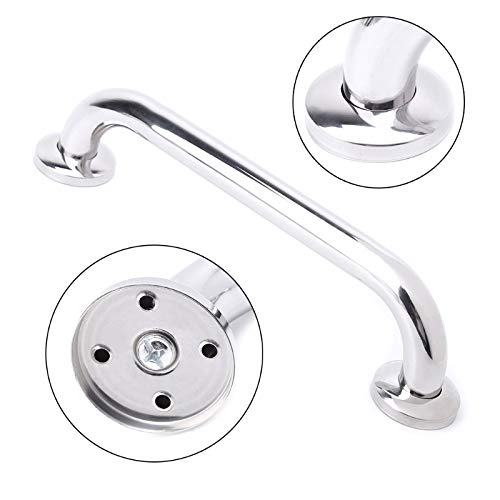 Barra de agarre para baño, barra de agarre para baño, acero inoxidable, 30/40/50 cm, barra de agarre para baño, baño, bañera, inodoro, barra de agarre para ducha, soporte de seguridad, toallero (30 cm