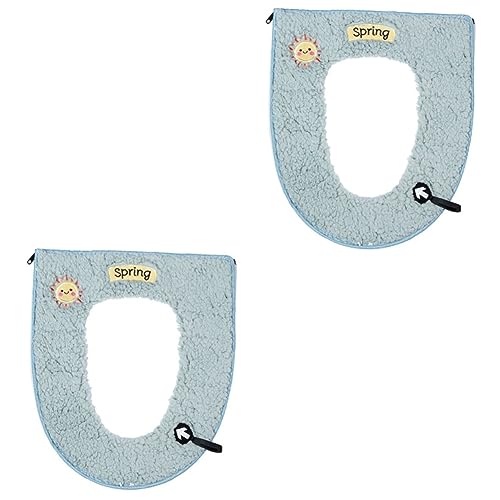 Cojín de asiento de inodoro universal portátil PRETYZOOM en pack de 2 piezas 2