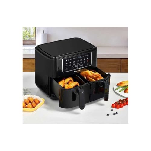Airfryer Friteuse à Air Sans huile CONTINENTAL EDISON CERFRSH24002CB 9 Double bacs - vue 5