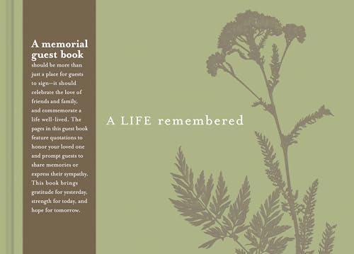 A Life Remembered — A Memorial Guest Book