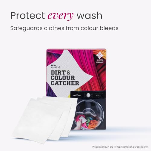 Image of IFB Essentials Colour & Dirt Catcher to Prevent Colour Runs - 30 sheets (Pack of 4)