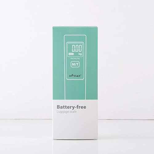 Miniatura 6 de AIRSCALE - Báscula de equipaje sin batería sin necesidad de batería báscula de peso de equipaje dinamo 110 libras1102lbs maleta digital de mano
