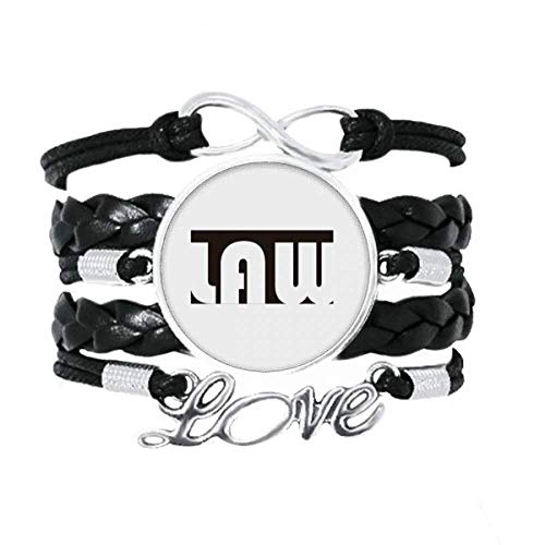 Bracelet amour en cuir noir et le major law fini les bijoux fragiles qui