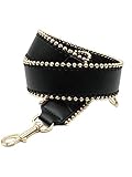 MERKMALE Material Taschenband: 70 % Polyurethan, 30 % Nylon - Länge: 100 cm - Breite: 5 cm breit – Farbe Bag Strap: Schwarz - Farbe Karabiner: Gold