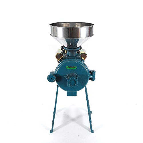WUPYI Grinder Machine,220V 1500W Electric Dry Mill Grinder Machine Grain Mill Cereal Rice Grinder Corn Coffee Wheat Feed Mill Dry Cereals Grinder with Funnel, 1400r / min