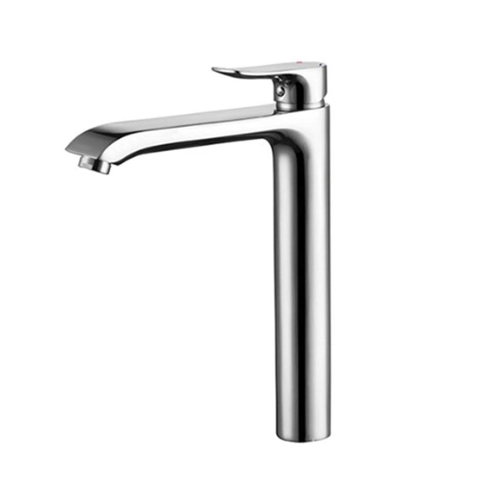 ZD-DZ Wash Basin Faucet,Chromed Bathroom Wire Drawing Handle Restroom and Cold Switch Isolated Taps Enjoyable Shower (Size : C) (Size : Click to select B)