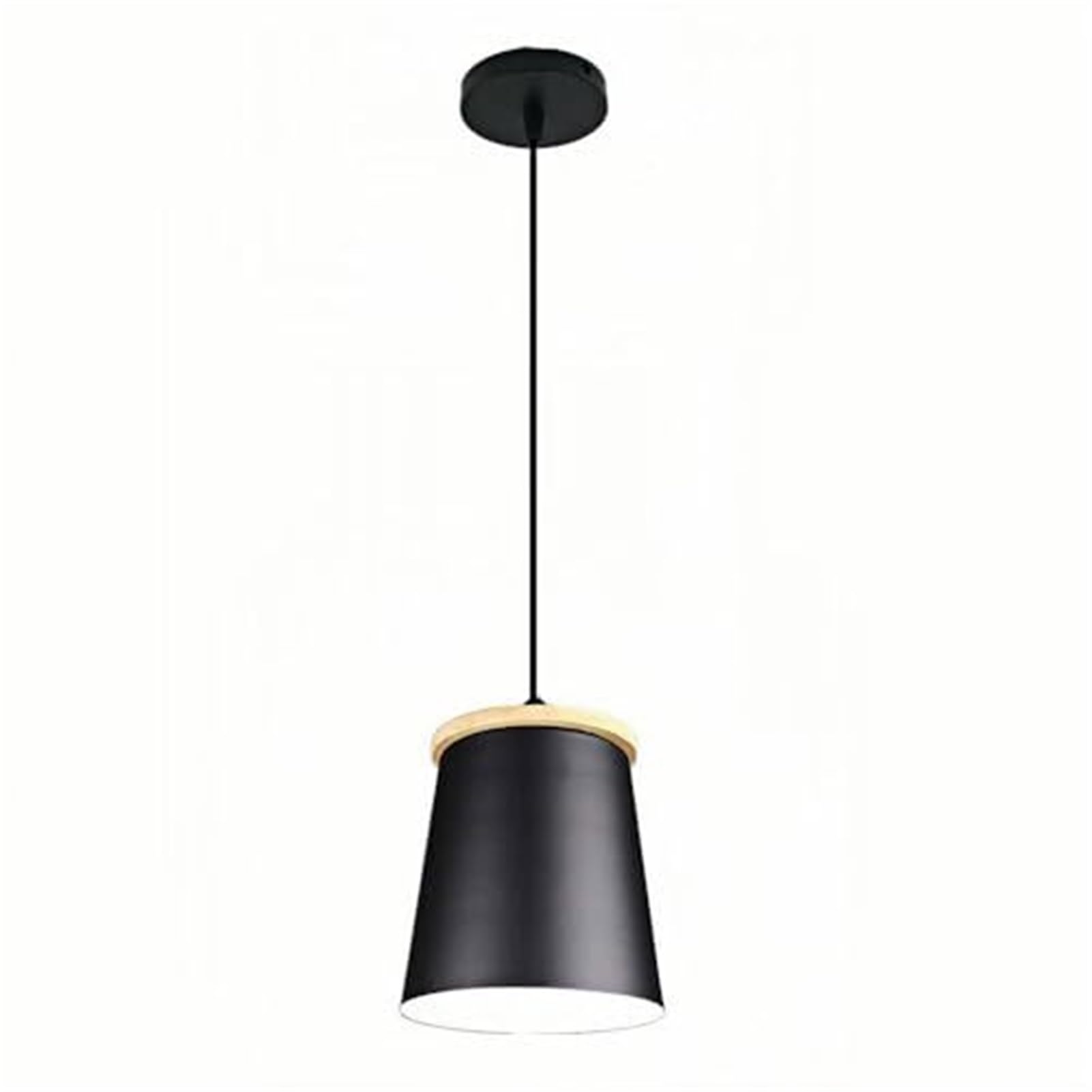 KBUUKYYXouy Nordic Macaron E27 Simple One Head Metal Pendant Lamp Chandelier Hanging Lighting Ceiling Fixture for Kitchen Island Restaurant Home(Dark)