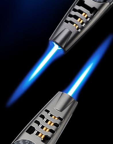 Encendedor soplete butano dual arco para camping miniatura 5