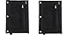 Staples 3-Ring Pencil Pouch, Black (2)
