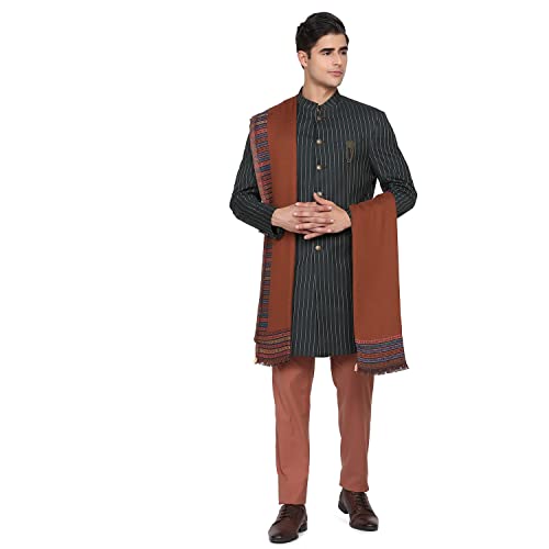 Image of blackberrys Men's Polyester Full Sleeves Business Suit Pants Set
