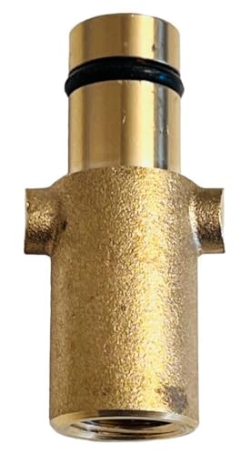 M&M Smartek Adattatore per idropulitrice per/compatibile con Nilfisk Gerni Quick 1/4" IG - adattatore a baionetta per Nilfisk Gerni Quick