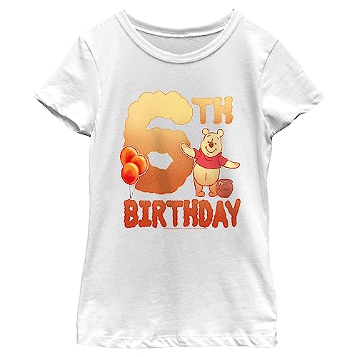 T-Shirt Fille Disney Winnie Cadeau Anniversaire 6 Ans Original