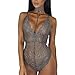 ZAAG Femmes Sexy Lingerie Dentelle PoupéE Bustier sans Manches Combinaison De Bandage Combishort pour Femme Bodysuit