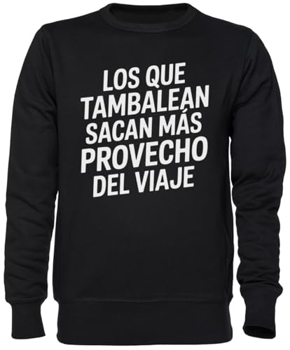 Sweat-shirt Los Que Tambalean Noir : Le Jumper en Jersey Qui Ne Se Déforme Jamais au Lavage