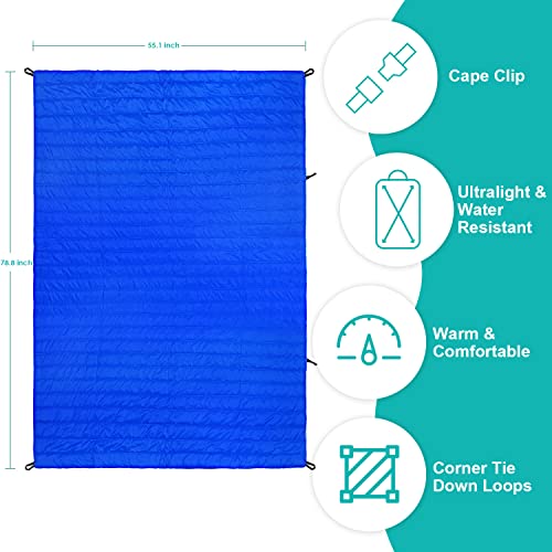Gold-Armour-Camping-Blanket-Puffy-Packable-Lightweight-Compact-Insulated-Camping-Quilt-for-Outdoor-Backpacking-Beach-Stadium-Camp-Travel-and-Hiking-Gear-Essentials-Blue
