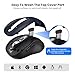 Bluetooth Wireless Mouse for Laptop,USB+BT×2,USB-C Charging,Quiet Multi Device Mouse,Metal 4-Way Super Scrolling,± 3200 DPI,10 Button,Plug&Play,Ergo Computer Cordless Mice,for iPad/Tablet/Mac/PC/Phone