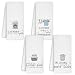 Jvpke Towel, Funny Sayings Dish Towels Set of 4, Polyester Waffle Weave, 16×24 Inch, Farmhouse Style, Kitchen Gifts for Women