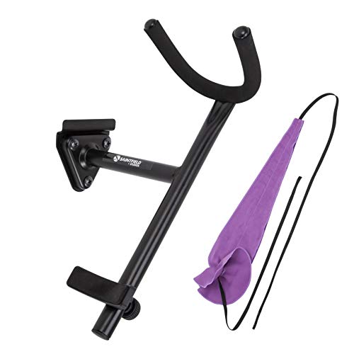 Saintfield Studios - Alto Saxophone Wall Mount - Matte Black Steel Alto and Tenor Sax Studio Stand...