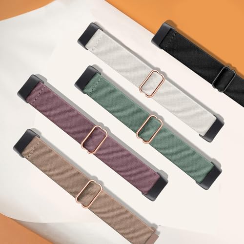5 Correas Elásticas de Nylon para Fitbit Charge 5 y 6 miniatura 2