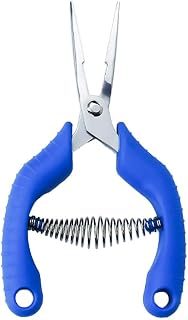 Fish Bone Tweezers - Stainless Steel Fish Deboning Tool with Non-Slip Handle - Ergonomic Design for Lasting Comfort, Detachable Parts for Easy Cleaning - Professional Quality (Straight Long Nose)