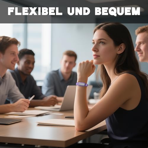 TPU-Schutzhülle für Paid Note Pin Voice Recorder mit integriertem Armband – stoßfest, Kratzfest, staubdicht, leicht & langlebig, ideal für tägliches Tragen (Transparent helllila)