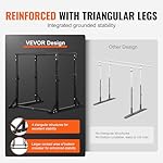 VEVOR Dip Bar, 800 lbs Capacity, Heave Duty Dip Stand Station with Adjustable Height, Fitness Workout Dip Bar Station Stabilizer Parallette Push Up Stand, Parallel Bars for Strength Training Home Gym - Image 4