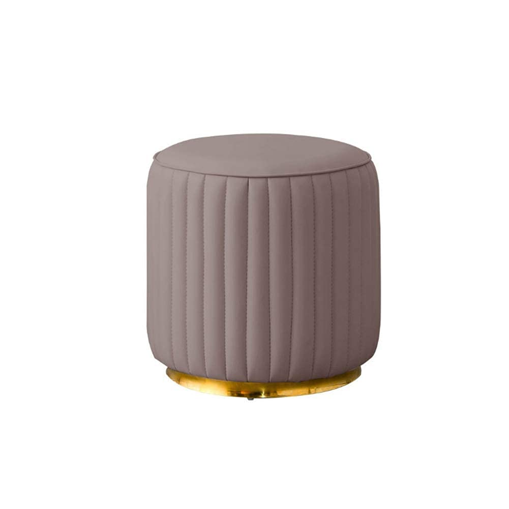 Petit tabouret rond orange et gris : apportez une touche de bonheur à votre intérieur