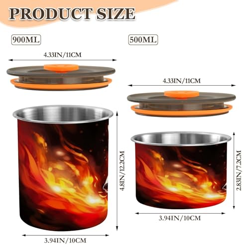 Envase hermético para café Blueangle acero inoxidable 900ml miniatura 2
