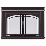 Bluegrass Living Branford Fireplace Glass Doors with Screen, Small - Model# BRFD-SM