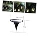 NUOBESTY 2pcs Solar Outdoor Lights Led Lighting Tool Solar Lamp for Pathway Garden
