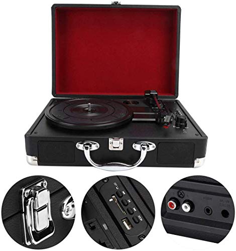 Gramophone Portable Vinyl Record Player Home Turntable Record Player for 7/10/12 inch Vinyl Records USB/Memory… - Les Beatles, Paul McCartney, John Lennon, RIngo Starr, George Harrison Gramophone Portable Vinyl Record Player Home Turntable Record Player for 7/10/12 inch Vinyl Records USB/Memory… – Image 8