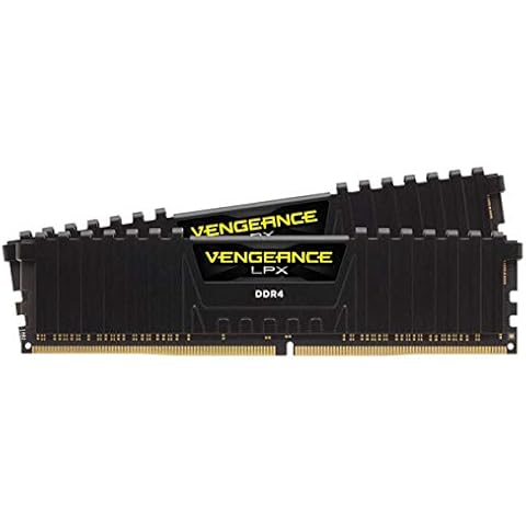 Corsair Vengeance LPX 32GB (2 x 16 GB) DDR4 3200MHz C16, High Performance Desktop Arbeitsspeicher Kit Schwarz, 2 Stück ( 1er Pack) Cover