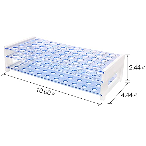 Ackers Conical Centrifuge Tubes 15Ml, 100Pcs Sterile Plastic Test Tubes With Screw Caps, Polypropylene Container With Graduated And Write-On Spot, Non-Pyrogenic, Dn/Rnase Free | 2 Test Tube Racks #TOP5